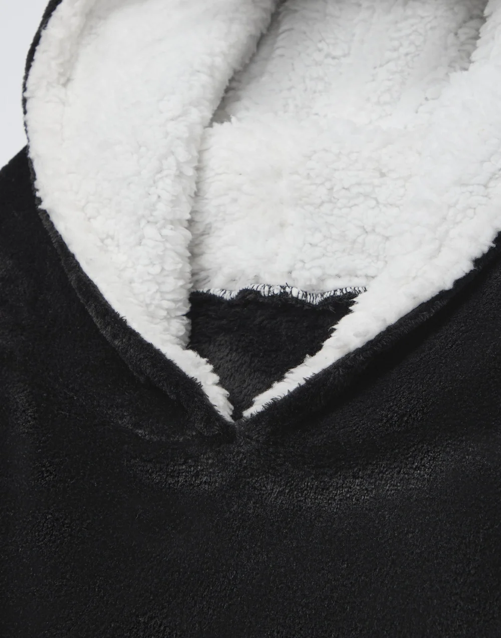 Yellowstone Black Dutton Ranch Logo Blanket Hoodie - One Size Image 5