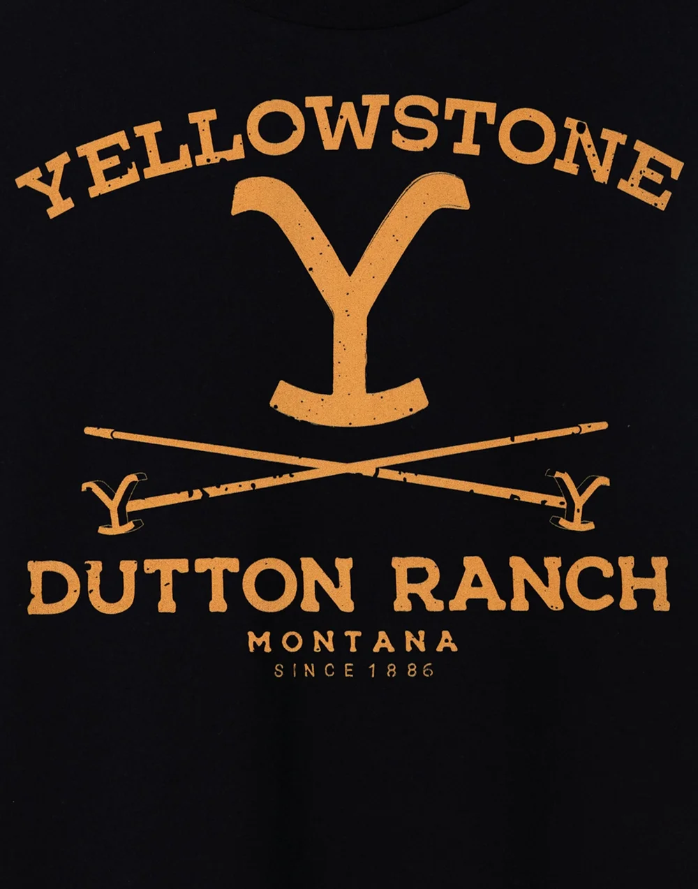 Vanilla Underground Yellowstone Black Dutton Ranch Short Sleeved T-Shirt - S Image 3