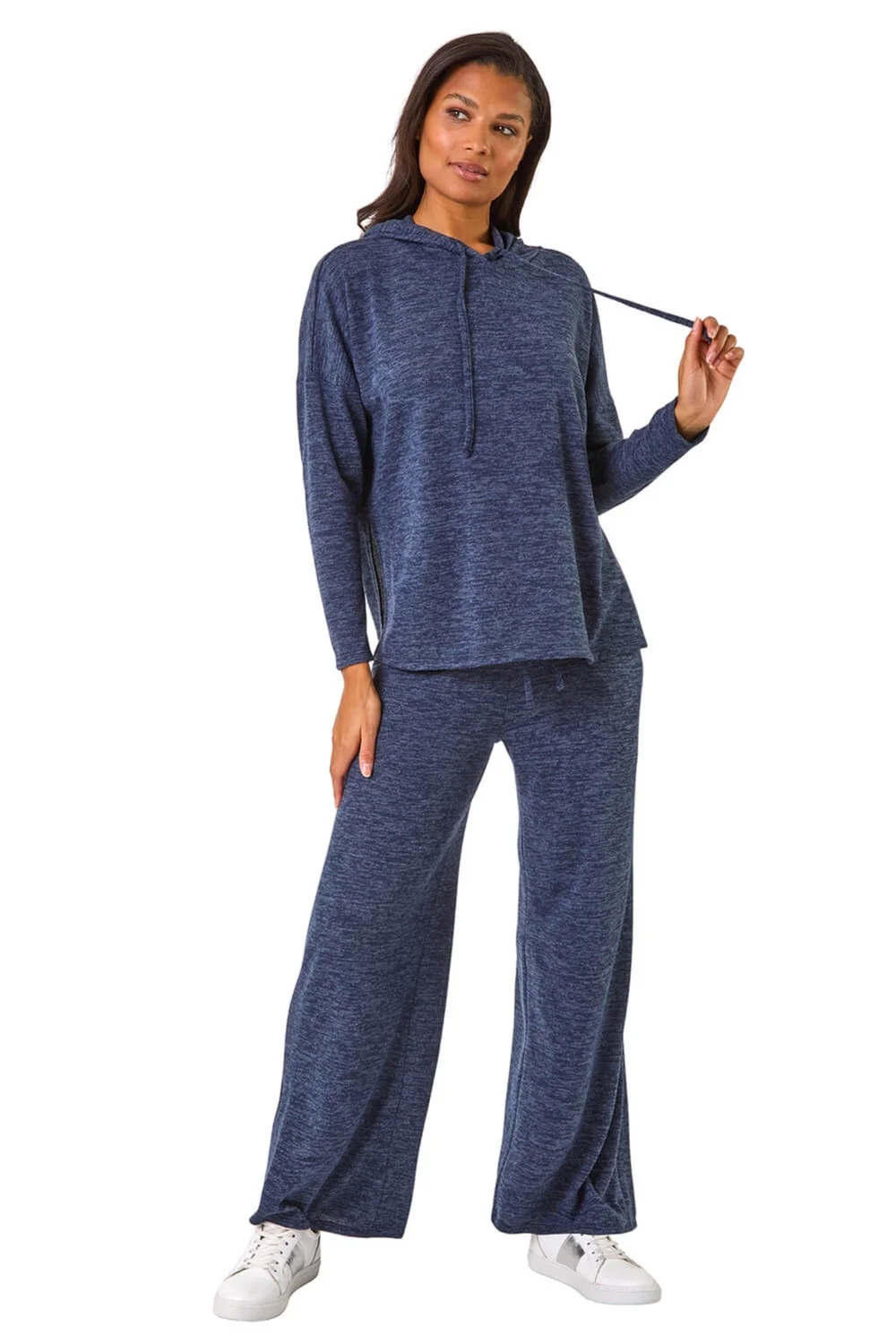 Roman Navy Soft Touch Drawstring Hoodie - 10 Image 2