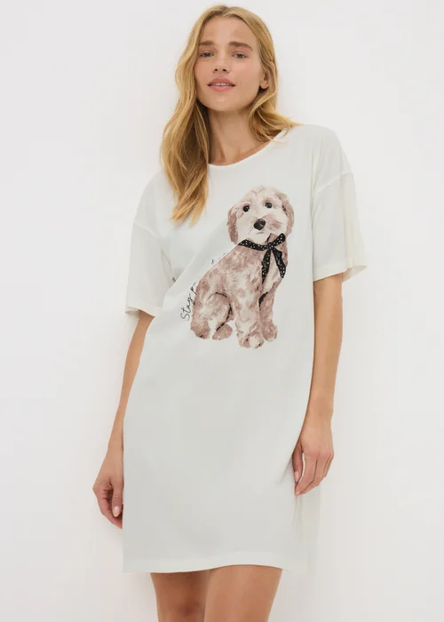 Cream Dog Nightie - Extra small Image 1