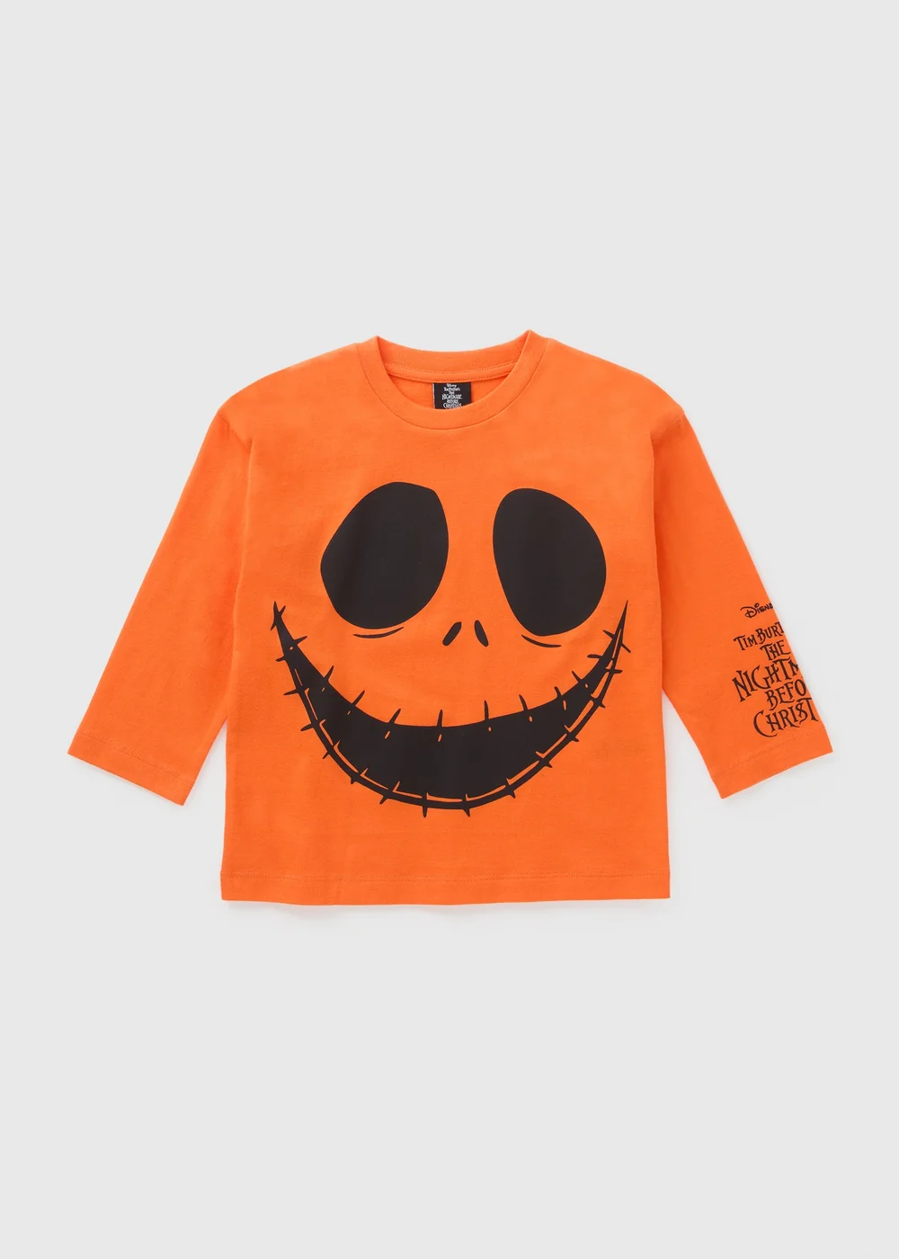 Jack Skellington Boys Orange Tops (1-7yrs) - 1-1.5 Yrs Image 1