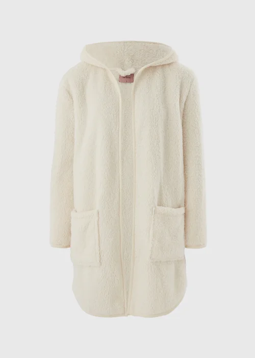 Cream Fleece Cardigan - Extra small Image 2