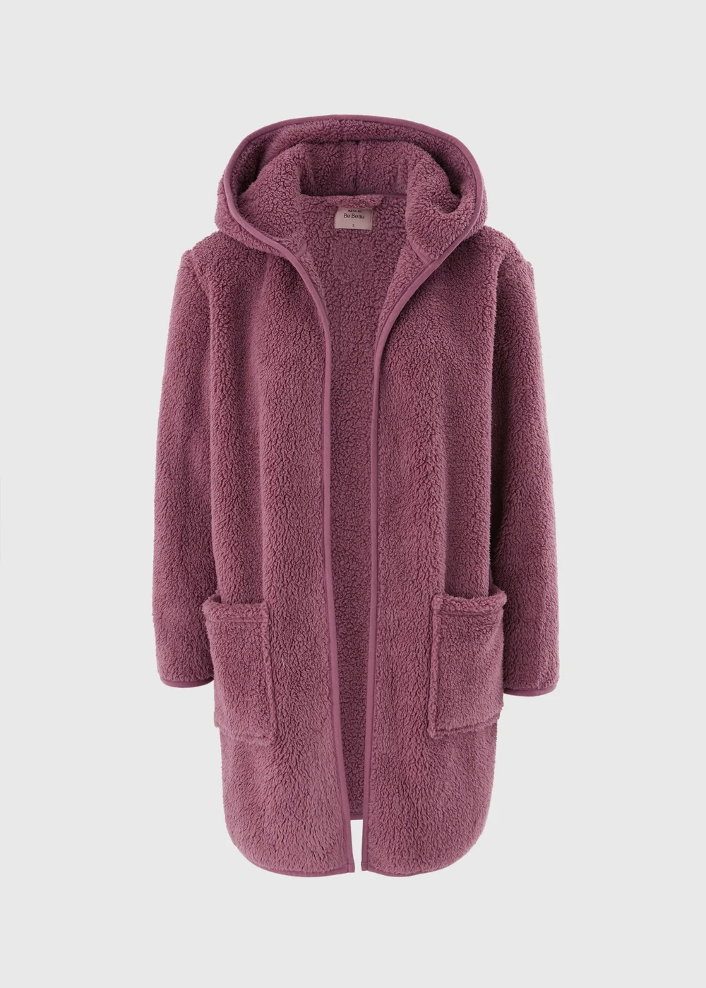 Plum Fleece Cardigan - Extra small Image 2