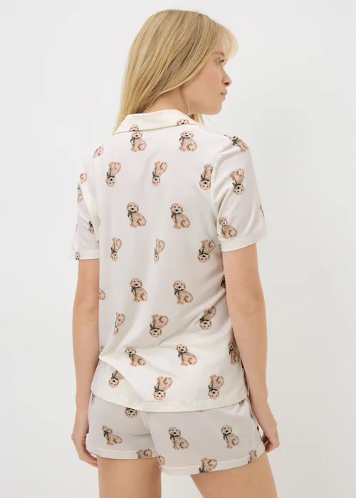 Cream Dog Short Pyjama Set - Extra small Image 2