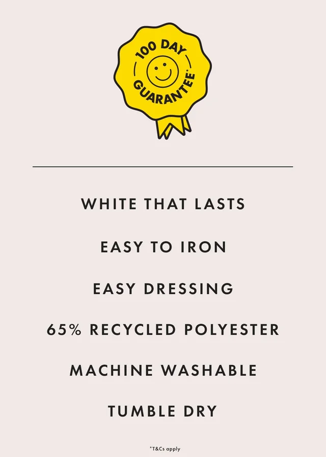 2 Pack Girls White Easy Dressing Shirts (4-16yrs)