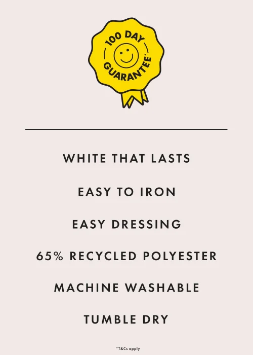 2 Pack Boys White Easy Dressing Shirts (4-16yrs) - Age 4 Years Image 3
