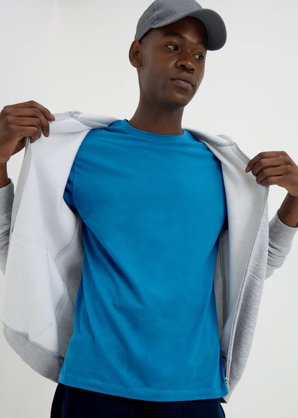 Blue Essential Crew Neck T-Shirt - XS Image 2