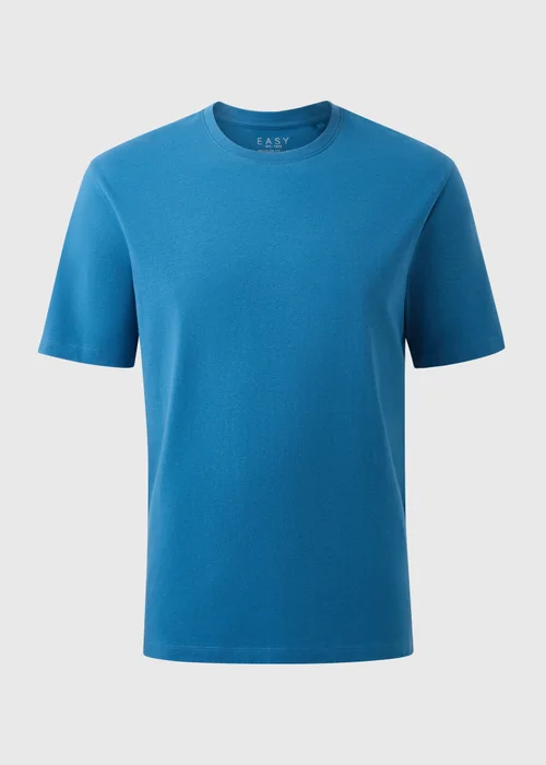 Blue Essential Crew Neck T-Shirt - XS Image 4