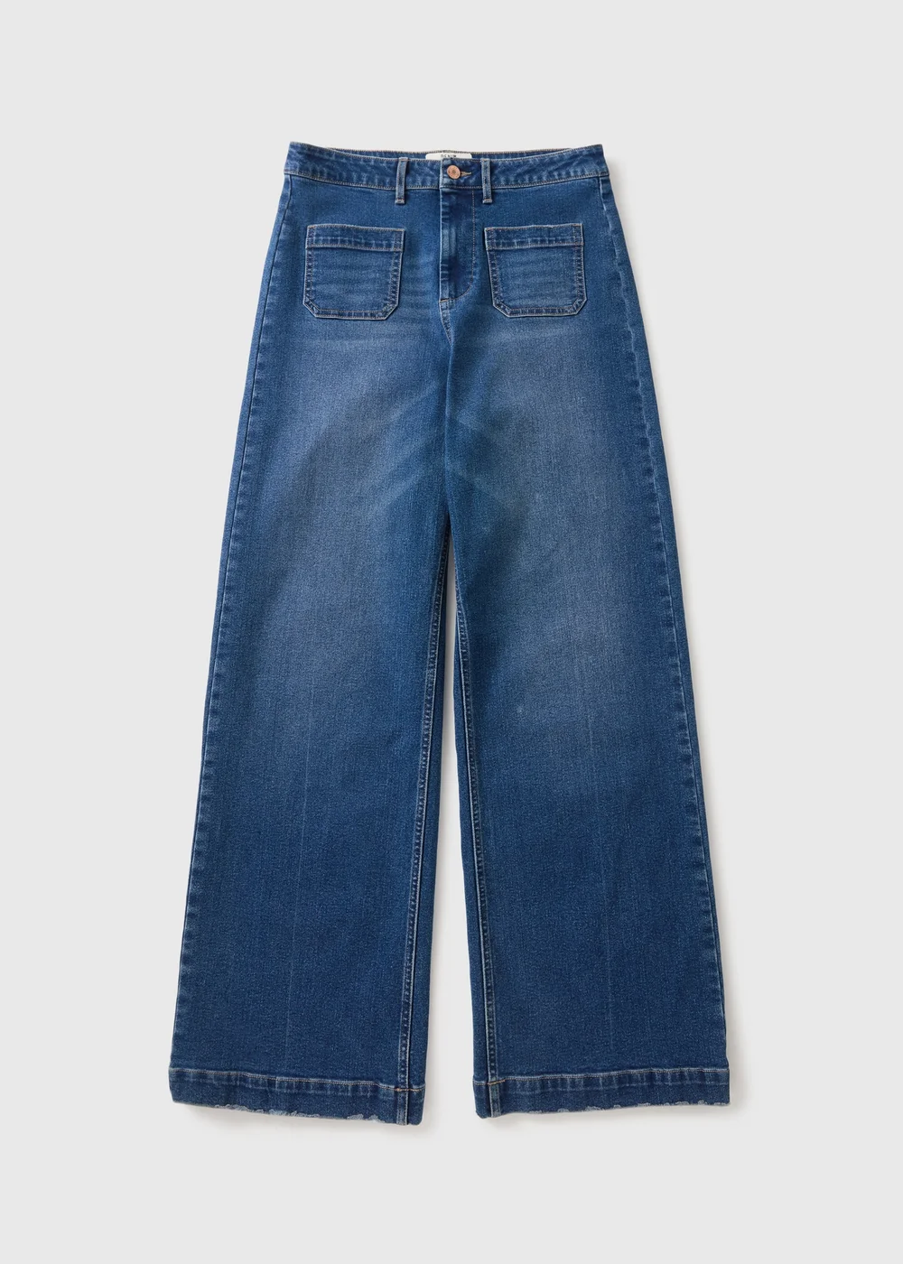 Dark Wash Pocket Front Jeans - 16/L29 Image 5