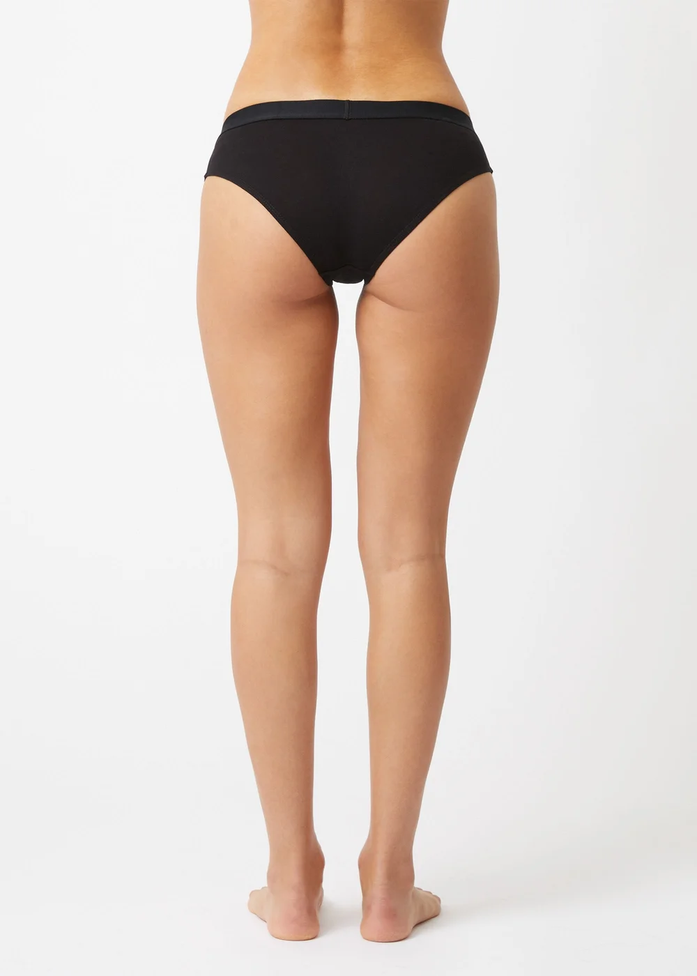 French Connection Black Cotton Ladies Briefs 5 Pack - XS Image 3