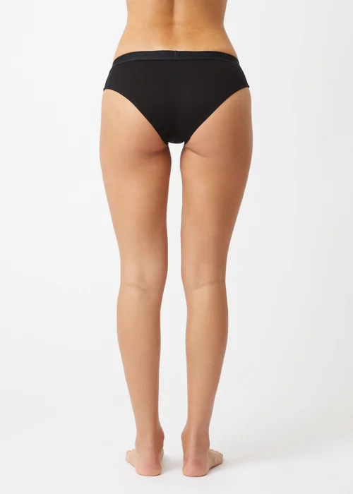French Connection Black Cotton Ladies Briefs 5 Pack - XS Image 3