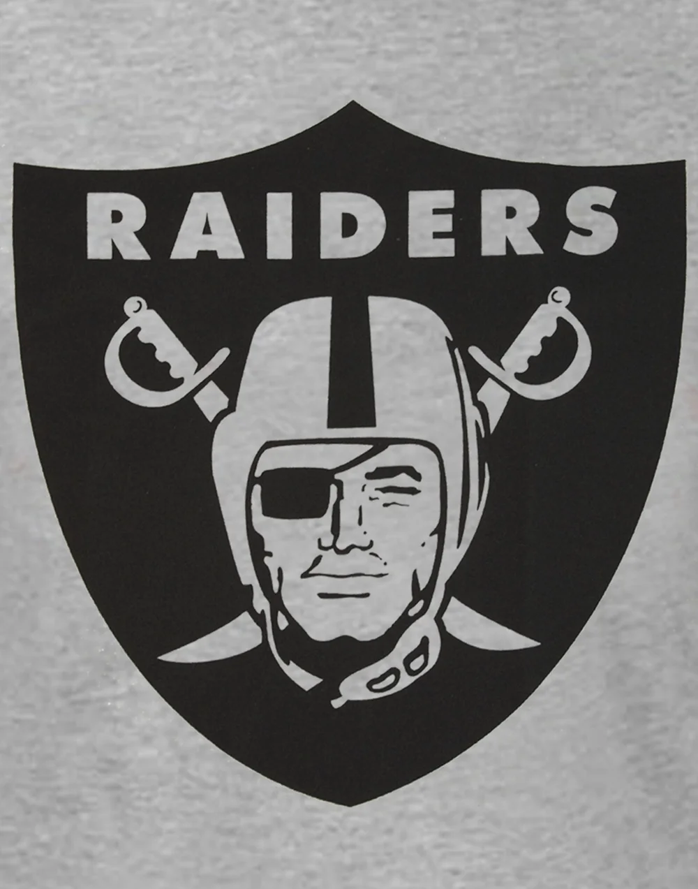 NFL Grey Las Vegas Raiders Short Sleeved T-Shirt - S Image 5