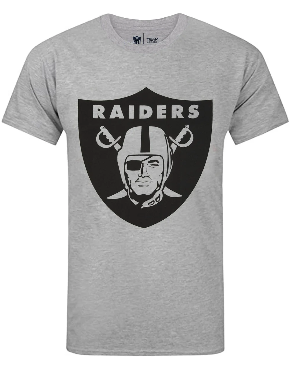NFL Grey Las Vegas Raiders Short Sleeved T-Shirt - S Image 2