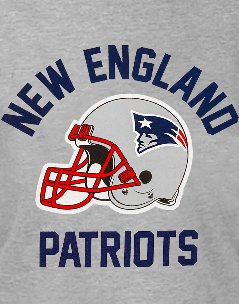 NFL Grey New England Patriots Short Sleeved T-Shirt - S Image 5