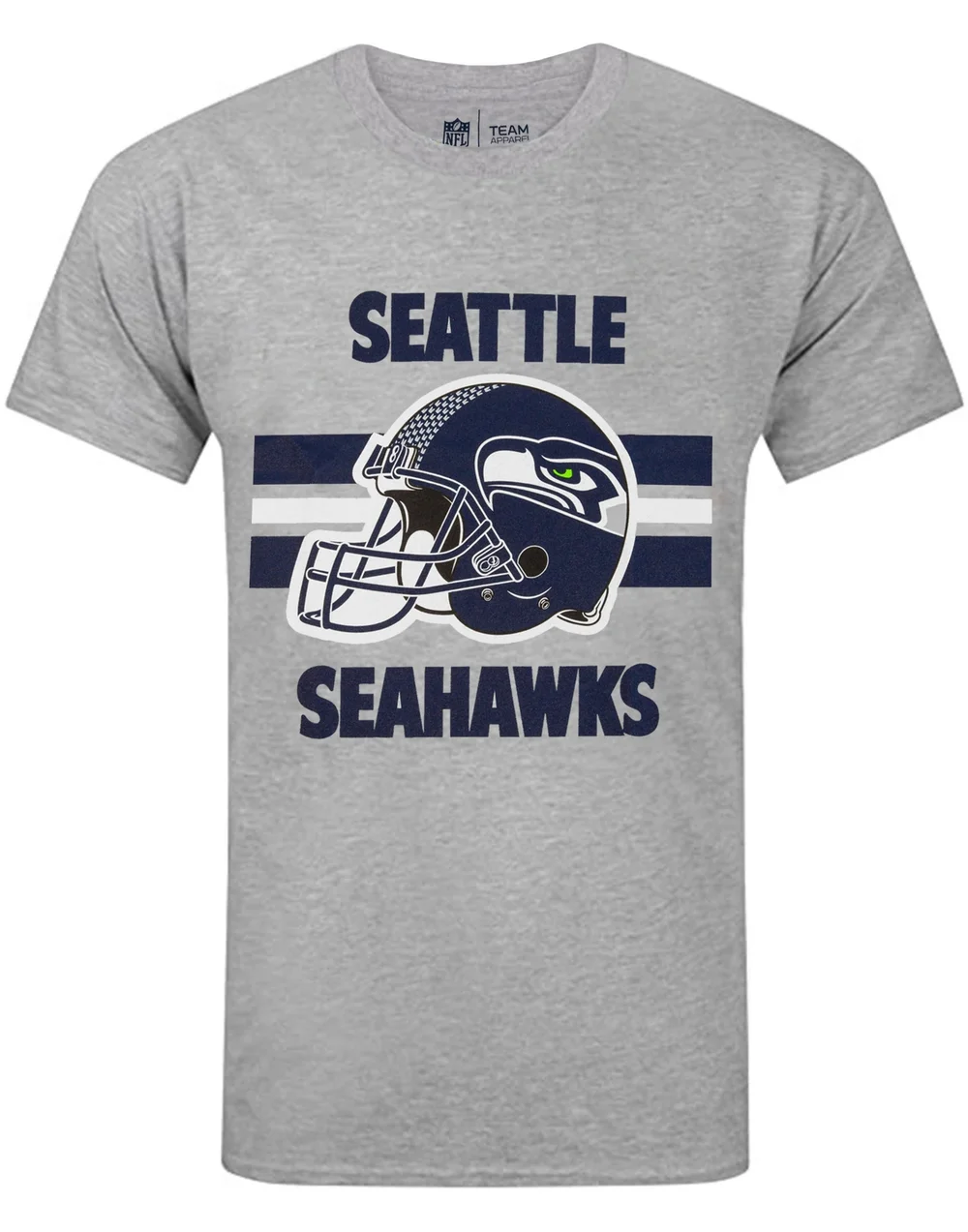NFL Grey Seattle Seahawks Short Sleeved T-Shirt - S Image 2