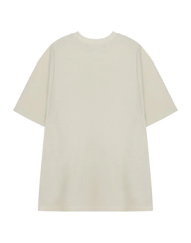 Vanilla Underground Yellowstone Beige Barn Short Sleeved T-Shirt Oatmeal