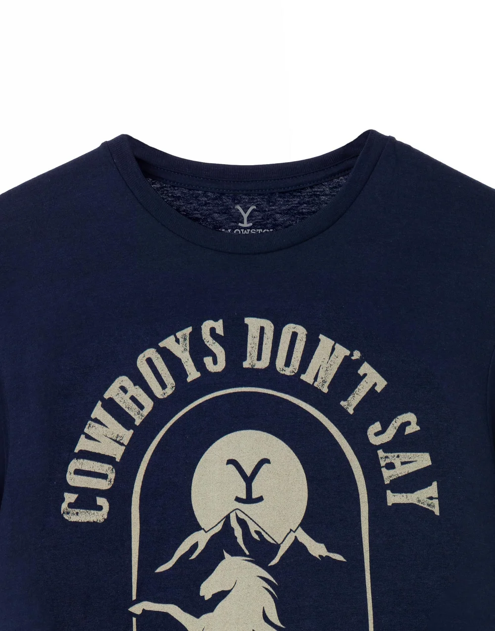 Vanilla Underground Yellowstone Blue Cowboys Don't Say Goodbye Short Sleeved T-Shirt - S Image 5