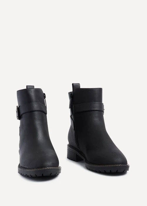 Linzi Watson Black Nubuck Ankle Boot - 3 Image 3