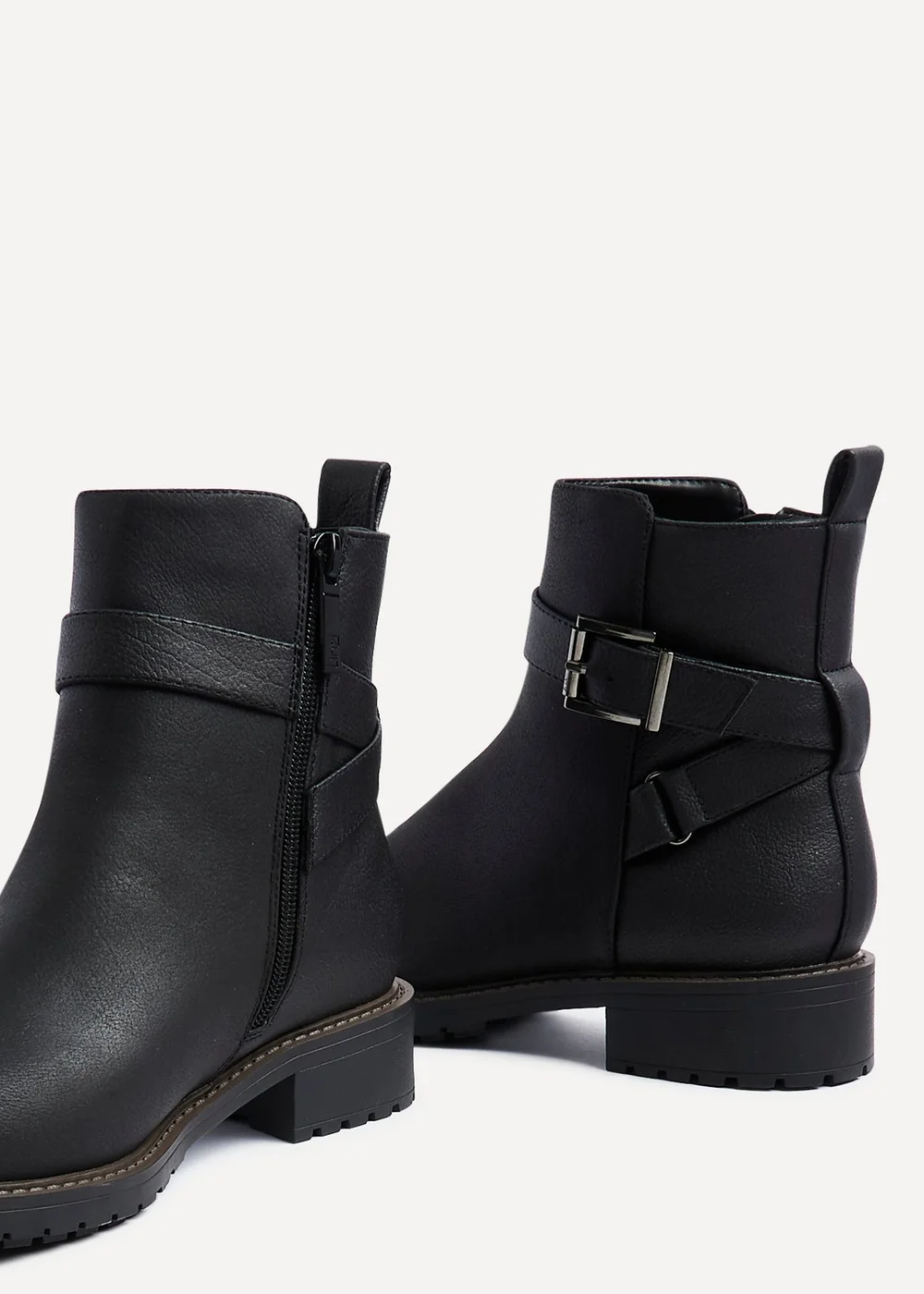 Linzi Watson Black Nubuck Ankle Boot - 3 Image 4