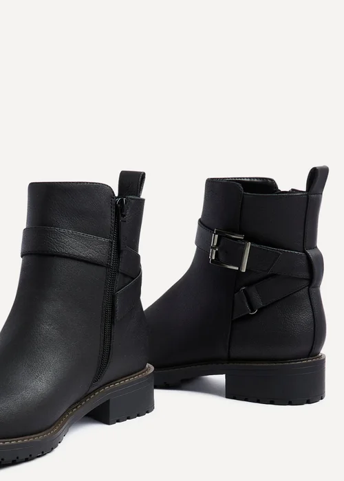 Linzi Watson Black Nubuck Ankle Boot - 3 Image 4