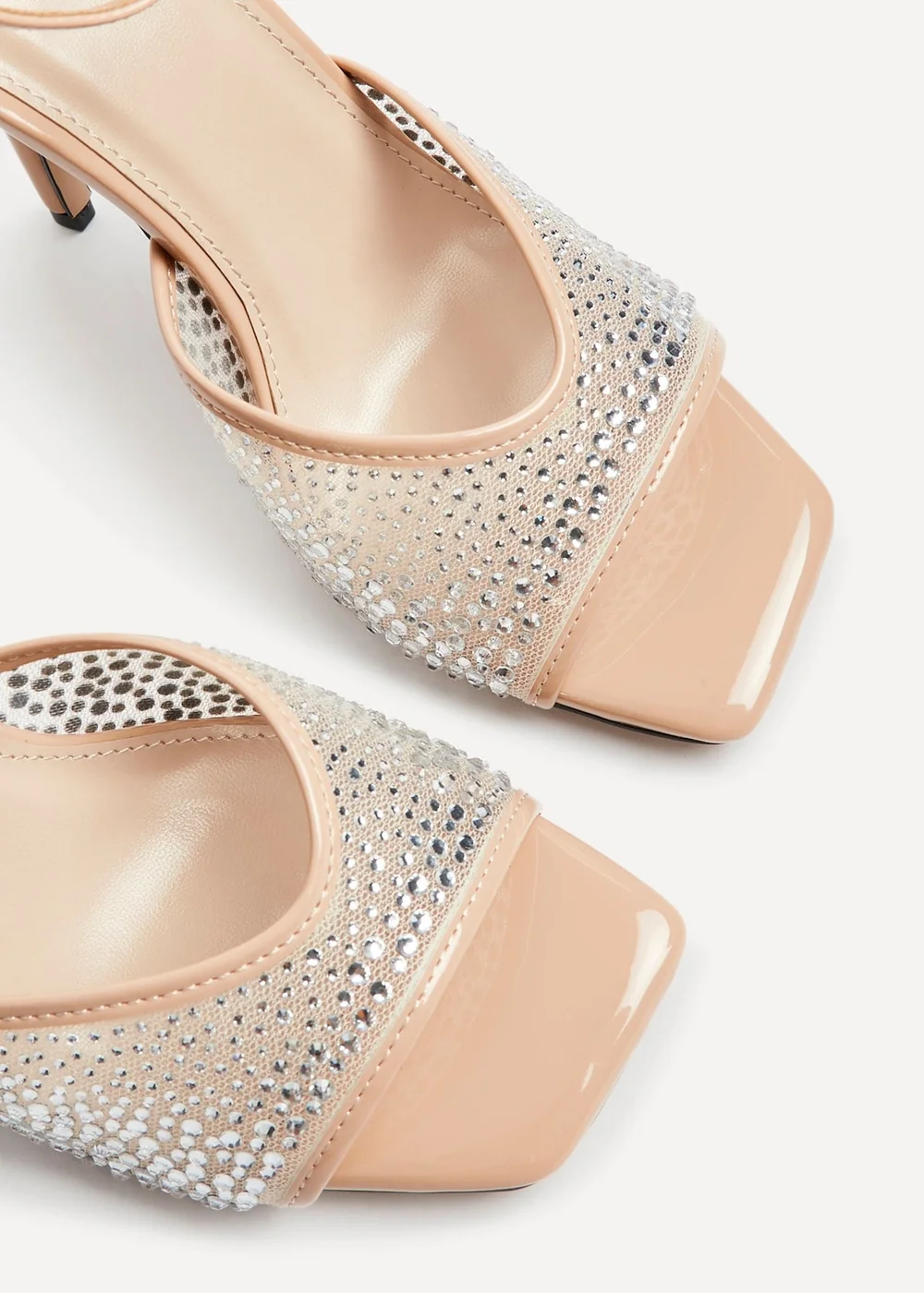 Linzi Erica Sand Patent Stiletto Heel - 3 Image 4