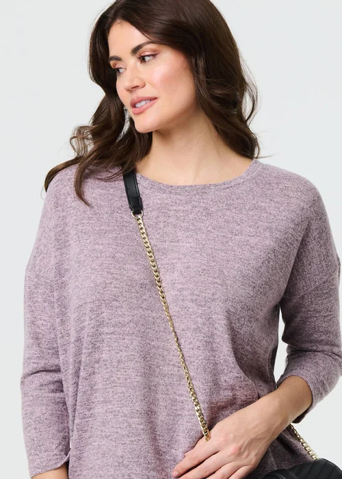 Izabel London Blush Relaxed Boat Neck Top - 10 Image 3