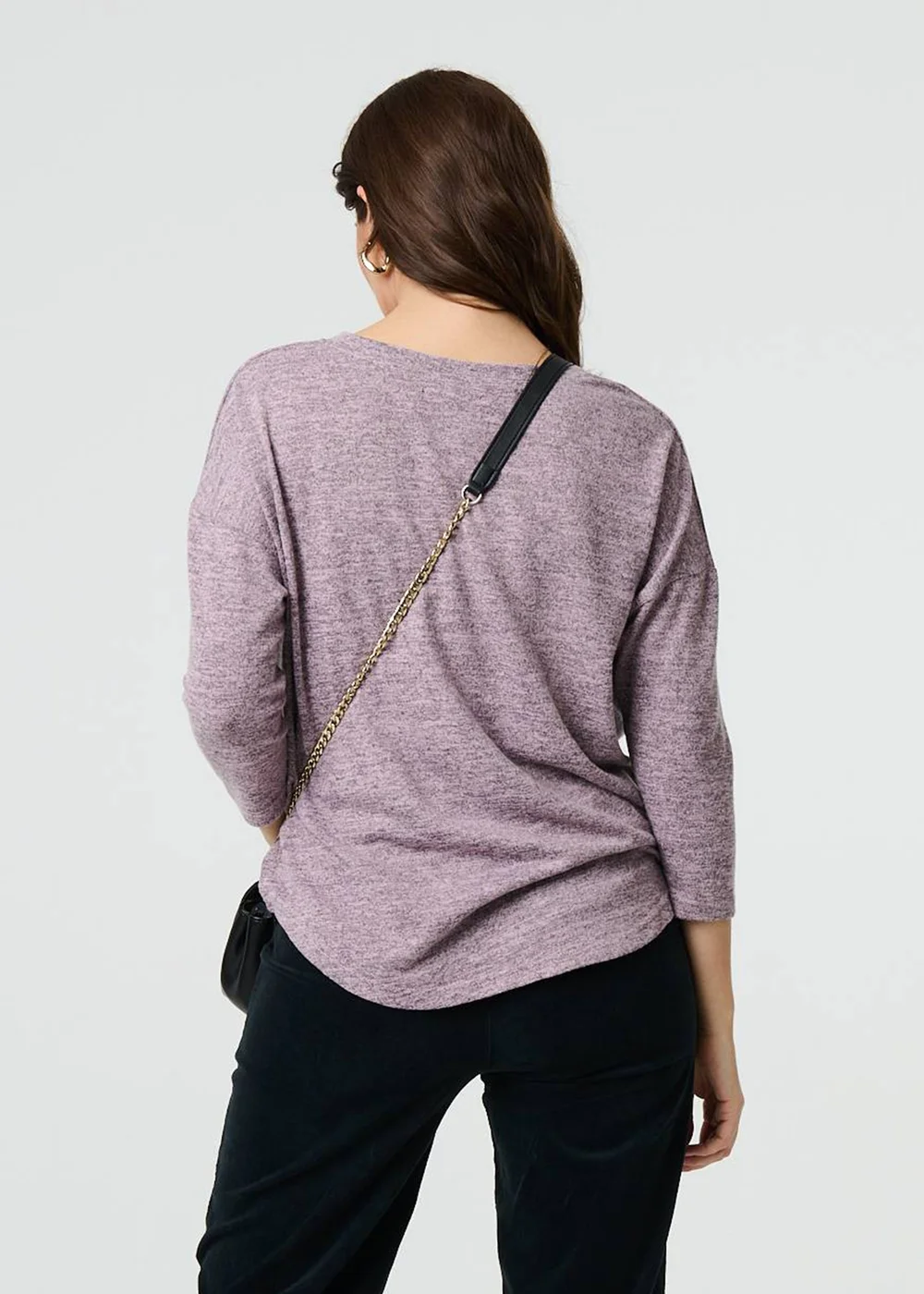Izabel London Blush Relaxed Boat Neck Top - 10 Image 2