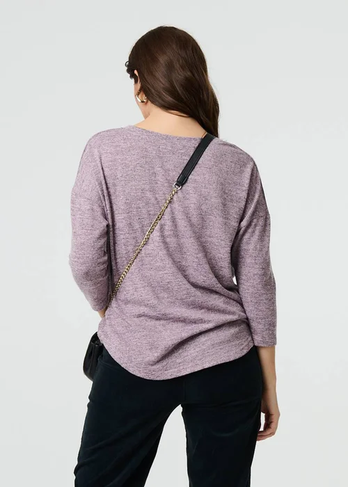 Izabel London Blush Relaxed Boat Neck Top - 10 Image 2