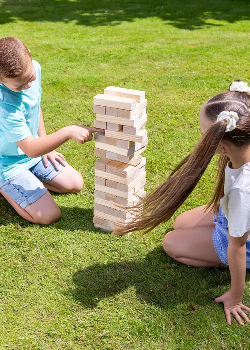 Toyrific Wood Grasshopper Games Giant Stack 'N' Fall - No Size Image 3