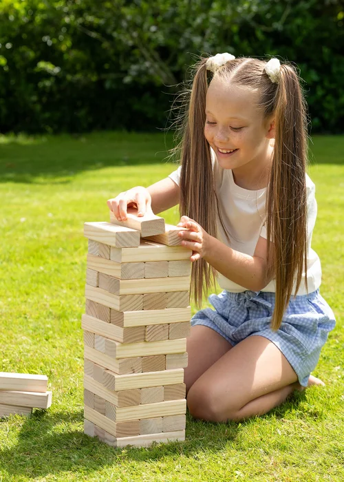 Toyrific Wood Grasshopper Games Giant Stack 'N' Fall - No Size Image 2