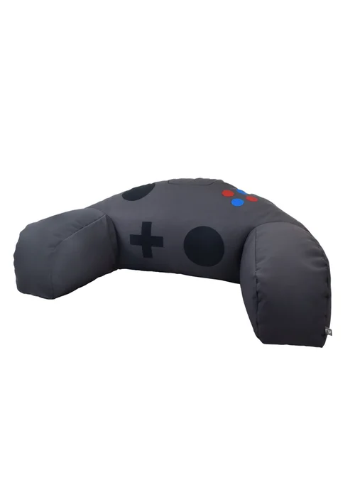 rucomfy Grey Printed Gaming Controller Pillow - One Size Image 2