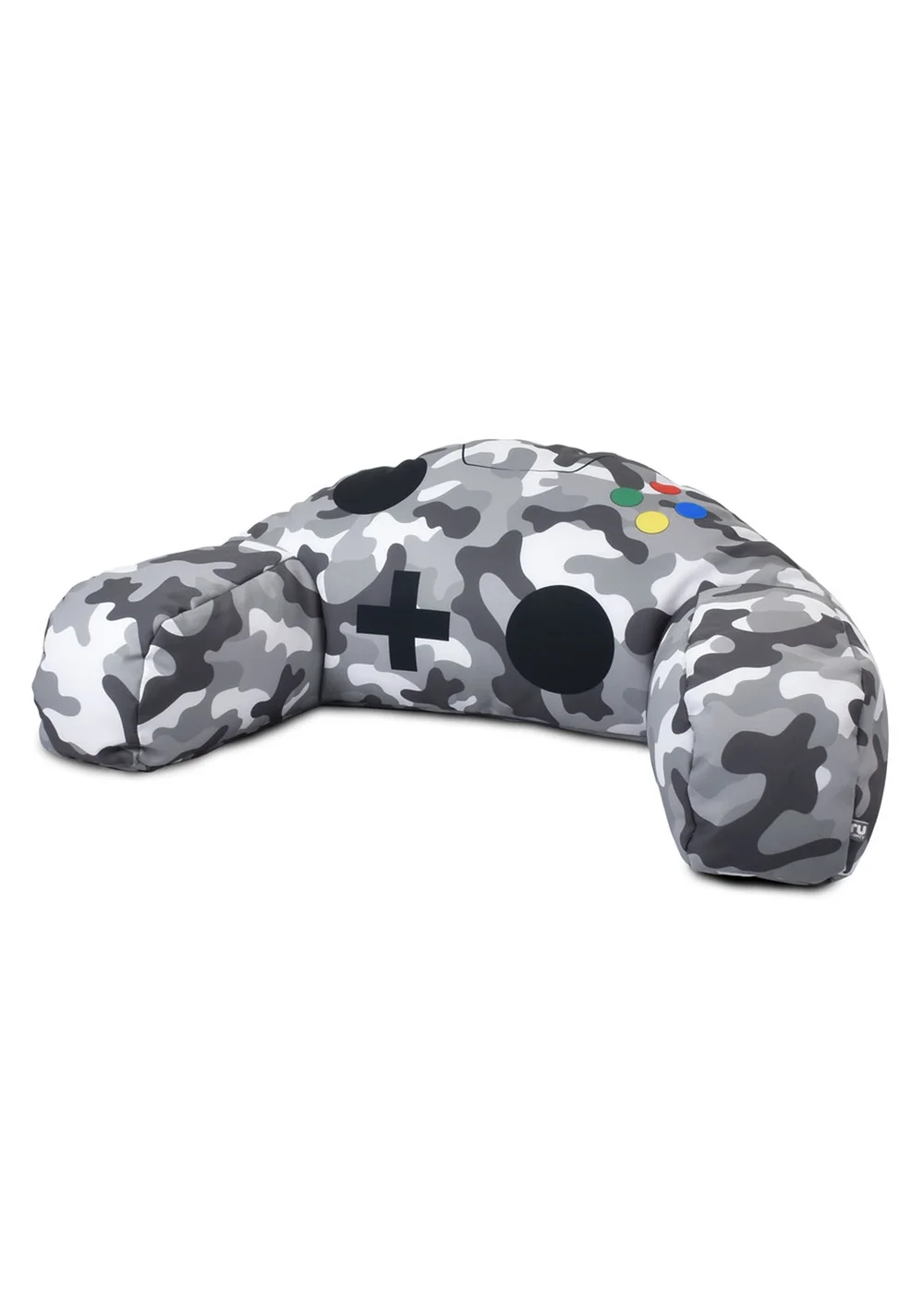 rucomfy Camo Grey Printed Gaming Controller Pillow - One Size Image 2