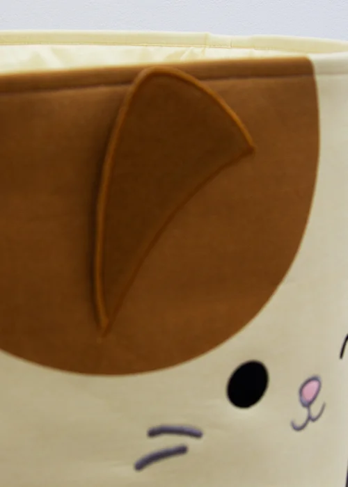 Squishmallows Beige Camcat Storage Tub (38cm x 31cm) - One Size Image 5