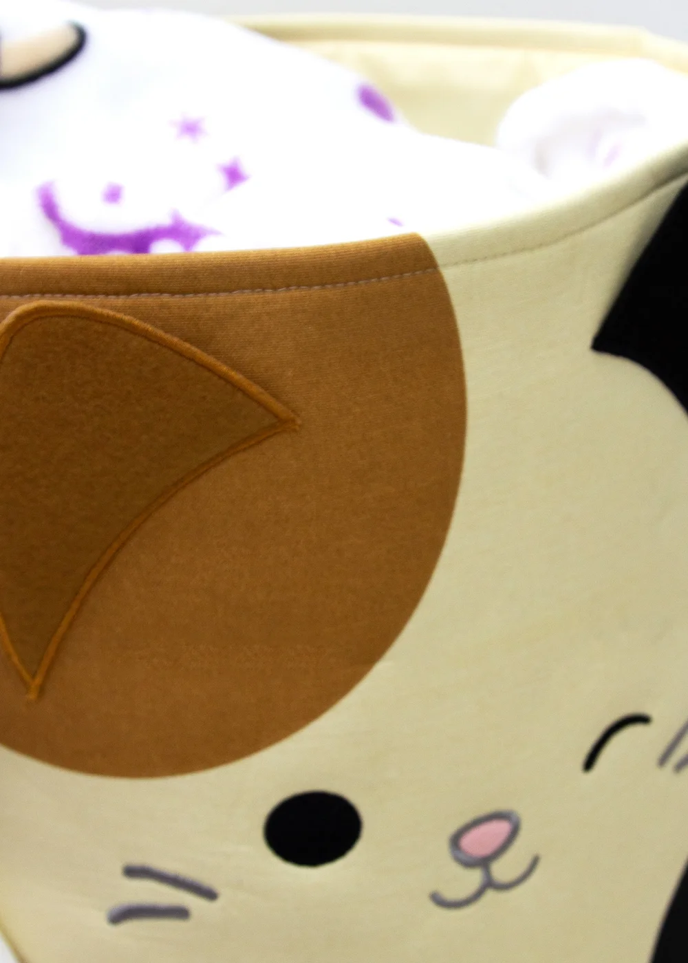 Squishmallows Beige Camcat Storage Tub (38cm x 31cm) - One Size Image 4