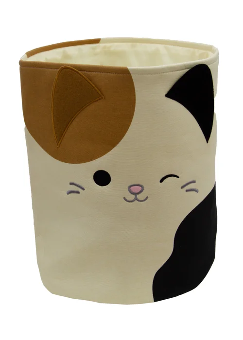 Squishmallows Beige Camcat Storage Tub (38cm x 31cm) - One Size Image 6
