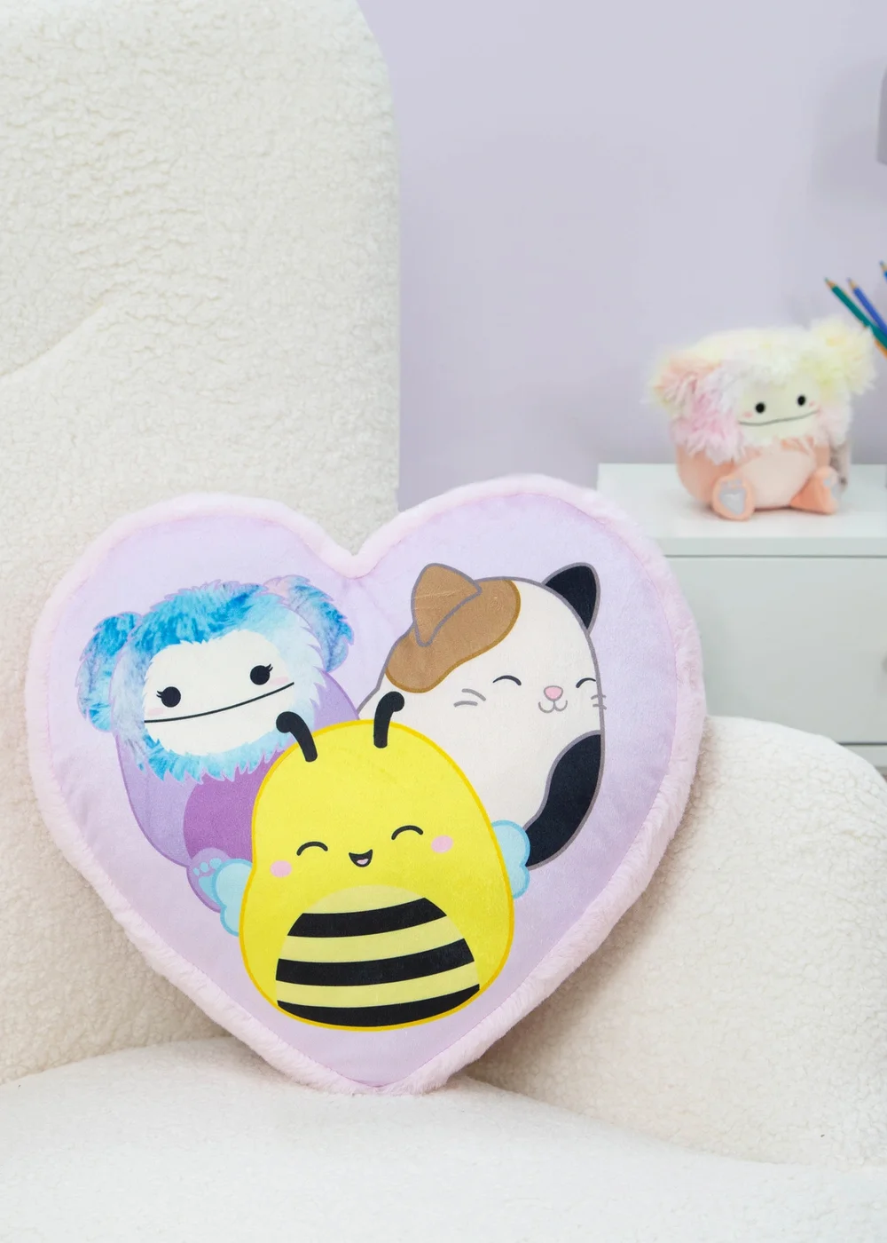 Squishmallows Multi Colour Flash Decorative Shaped Cushion - One Size Image 3
