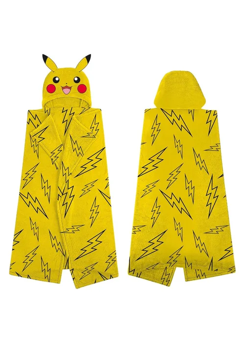 Pokemon Yellow 3D Hooded Wearable Throw - One Size Image 5