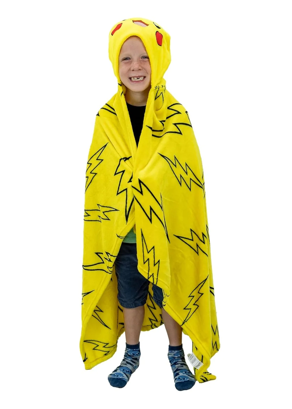 Pokemon Yellow 3D Hooded Wearable Throw - One Size Image 1