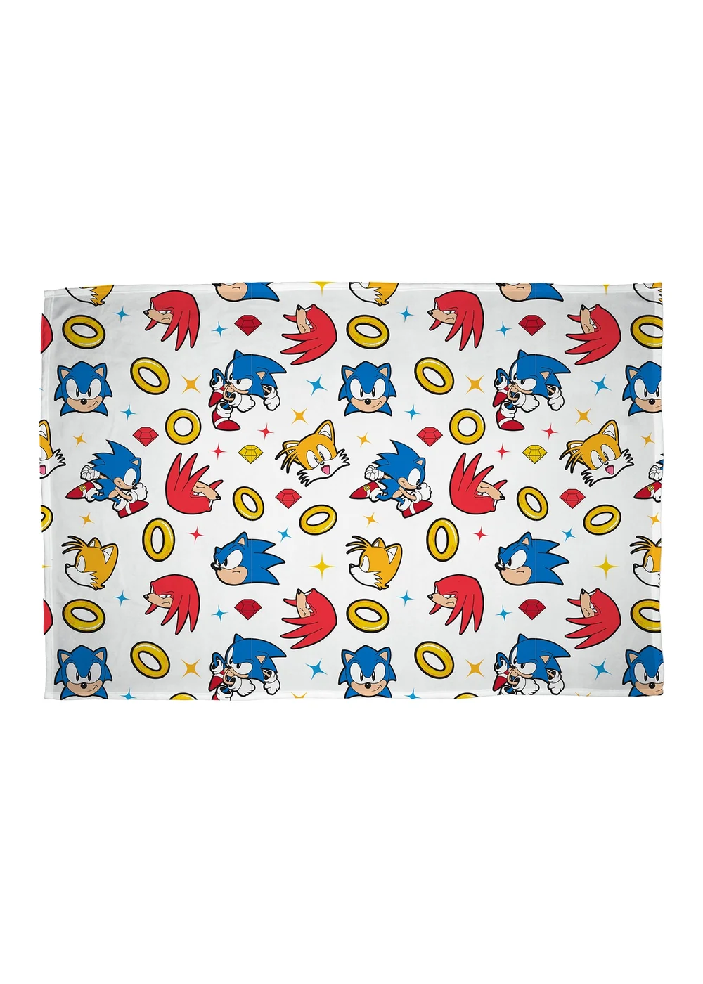 Sonic Multi Colour Liquid Rotary Fleece Throw - One Size Image 5