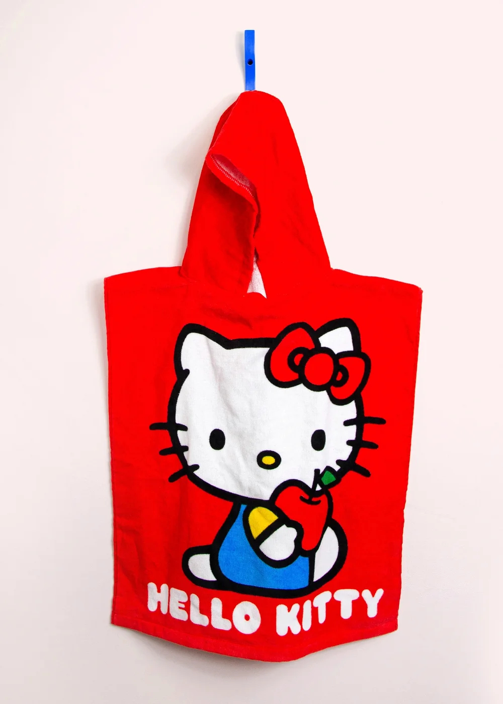 Hello Kitty Red Cheeky Poncho Towel - One Size Image 1