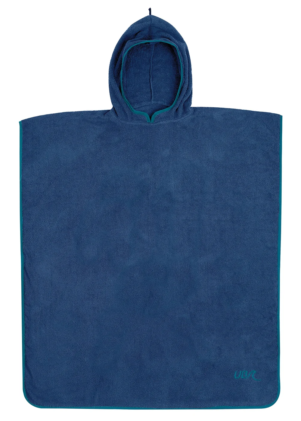 Urban Beach Dark Blue Adult Poncho - One Size Image 1