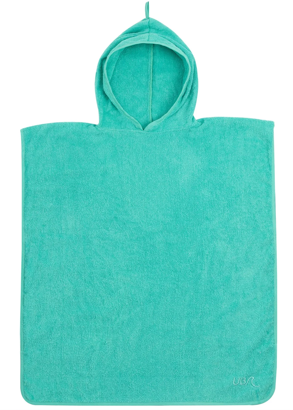 Urban Beach Green Kids Cotton Poncho - One Size Image 1