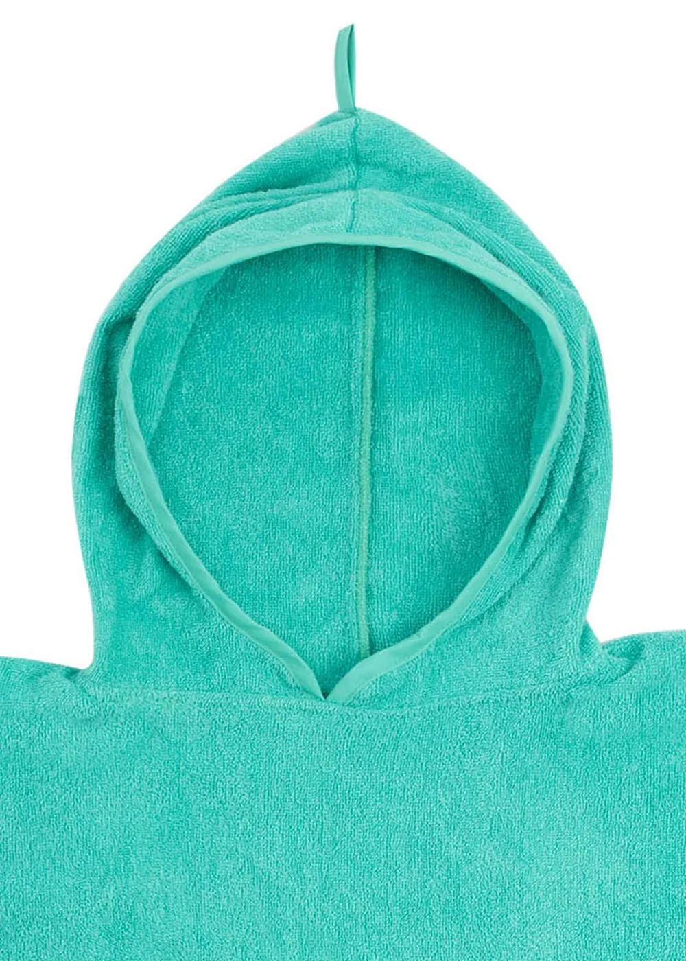 Urban Beach Green Kids Cotton Poncho - One Size Image 2