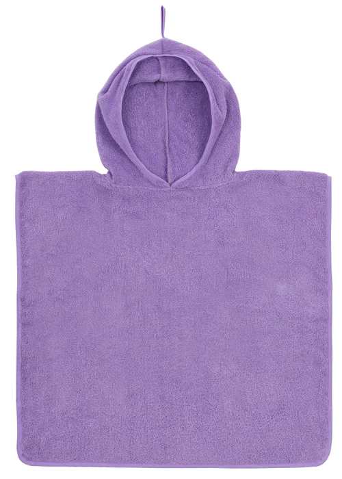Urban Beach Lilac Junior Cotton Poncho - One Size Image 1