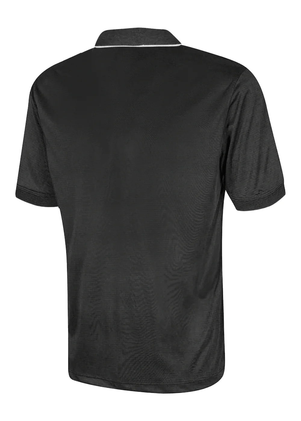 Under Par Black Waffle Knit Polo Shirt - S Image 2