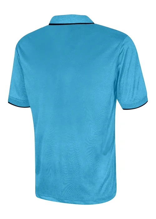 Under Par Turquoise Waffle Knit Polo Shirt - S Image 2