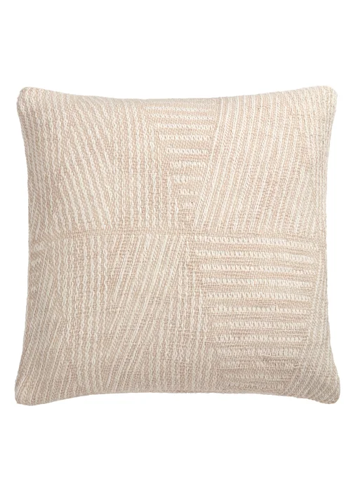 Appletree Loft Myan Woven Natural Filled Cushion - 43W X 43D Image 2