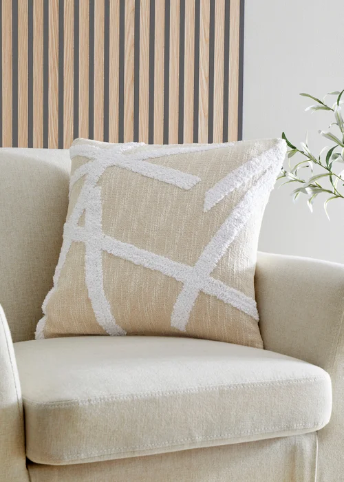 Appletree Loft Otto Natural Filled Cushion - 43W X 43D Image 1