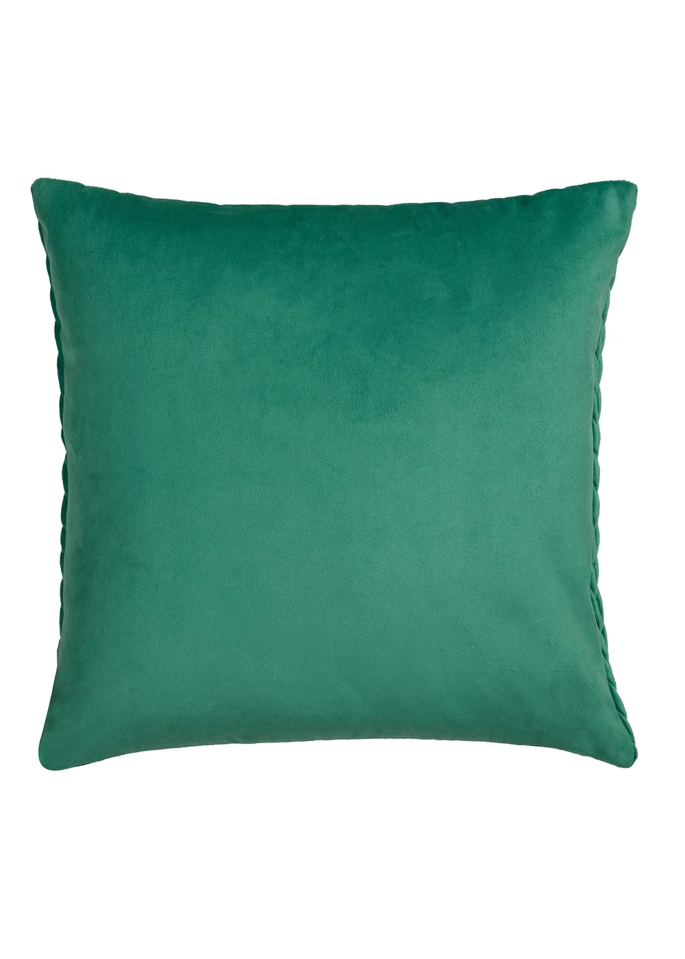 Laurence Llewelyn-Bowen Amory Velvet Green Filled Cushion - 43W X 43D Image 3