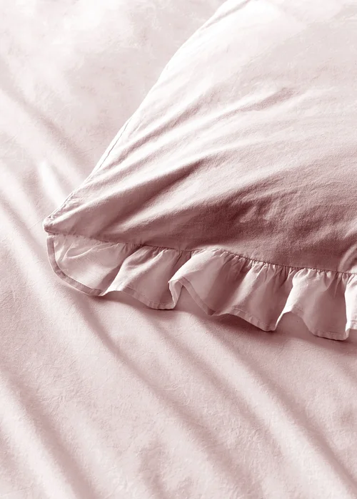Appletree Loft Cassia Frill Lavender Duvet Cover Set - Single Image 3
